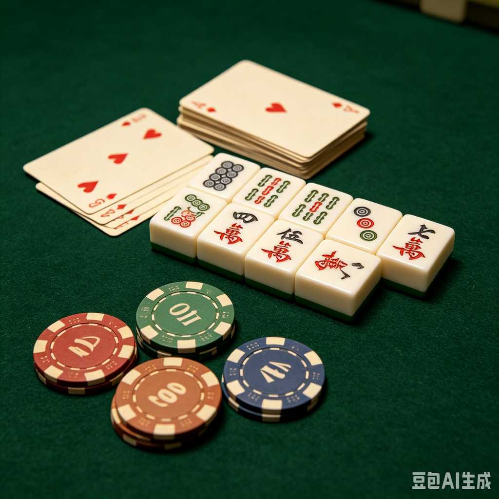 floral design mahjong set