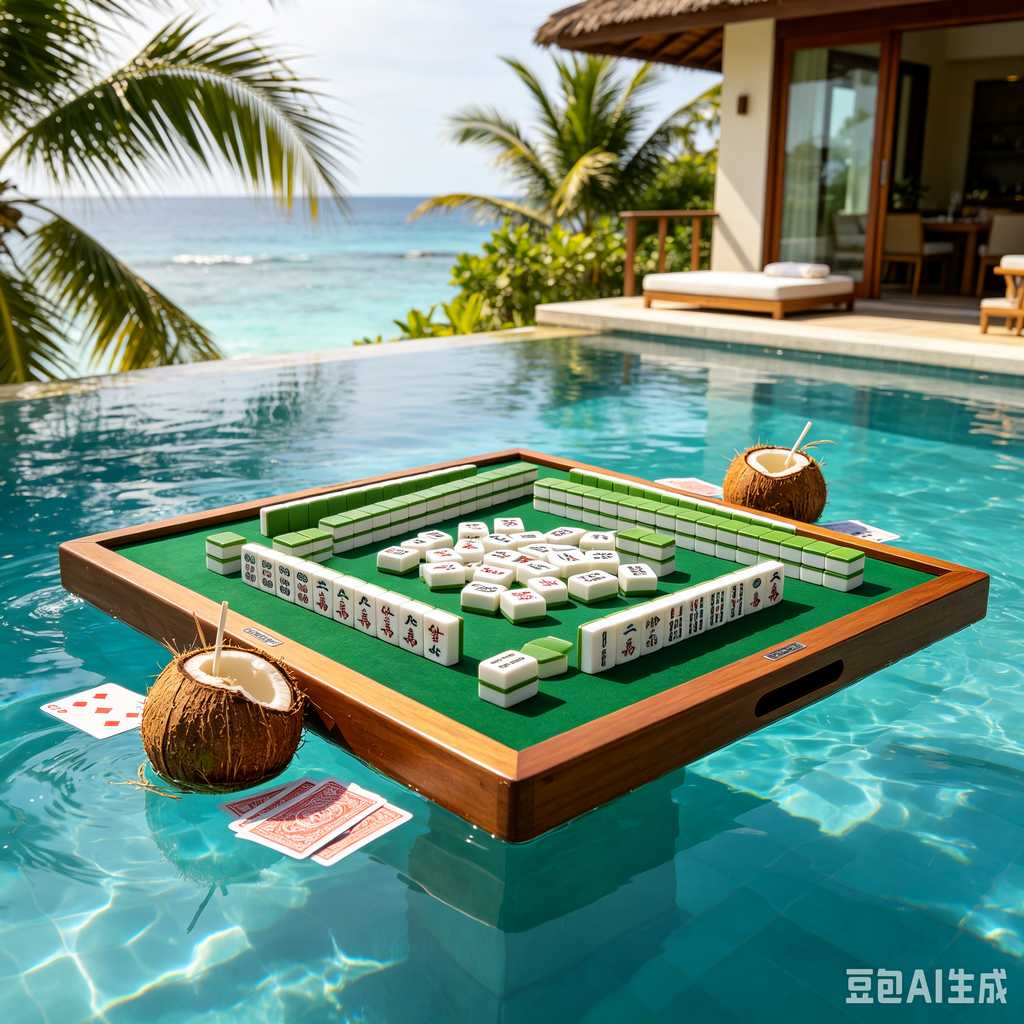 wooden mahjong set